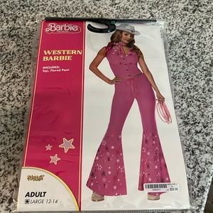Western Barbie Costume, Large